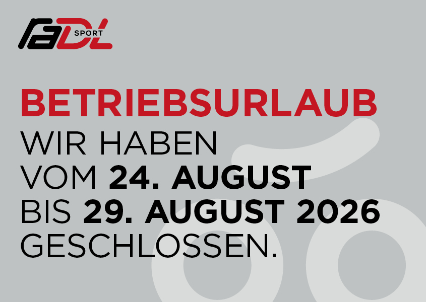 Betriebsurlaub - Wir haben vom 24. bis 29. August 2026 geschlossen.